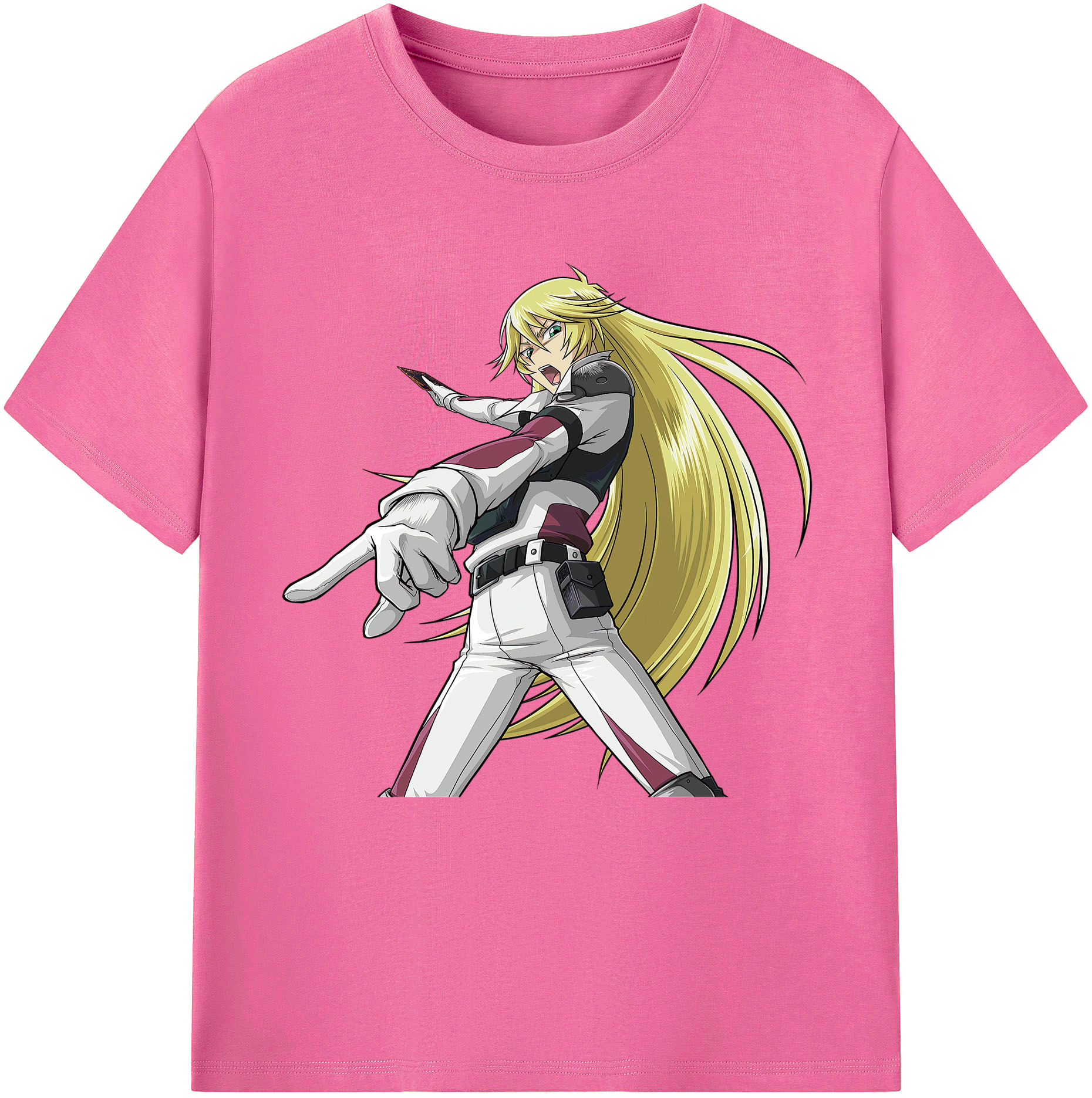 （画像用） 遊☆戯☆王 Yu-Gi-Oh! レディースカジュアルプリントTシャツ（綿100％）